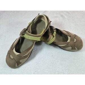 Merrell Otter Womens 10 Hiking Sandals Brown Olive Trail Outdoor Shoes